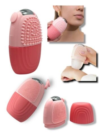 Silicona Ice Roller Exfoliante Punta Metalica
