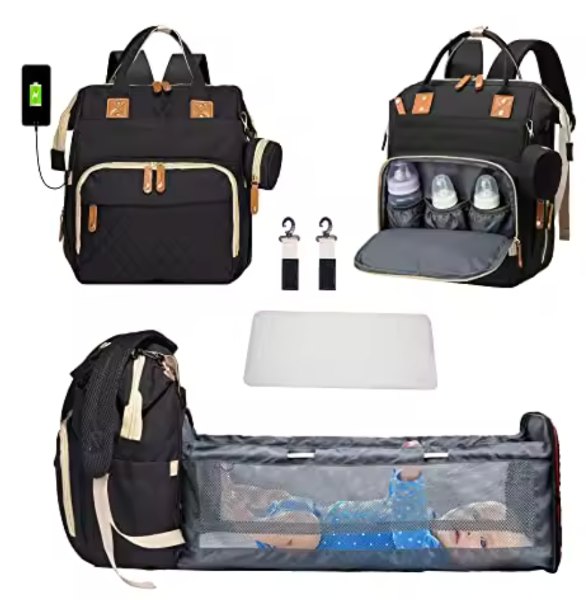 Morral Pañalera Cambiador Monedero