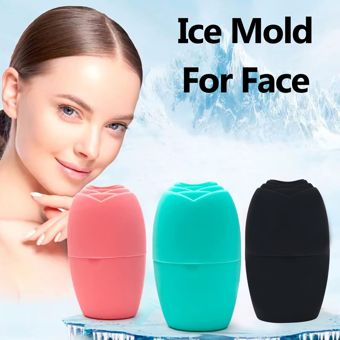 Silicon Ice Roller Hielo flor