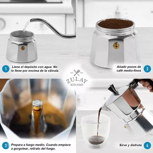 Cafetera Italiana de Aluminio 12CUP CF1