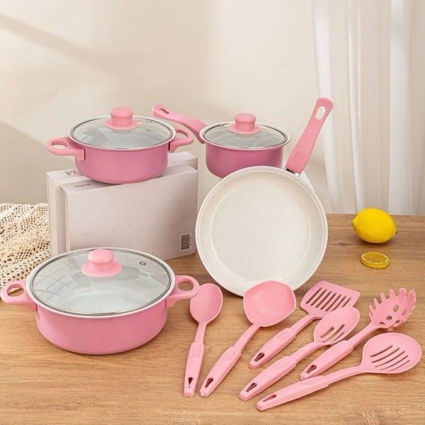 Batería de cocina 13 piezas acero inoxidable