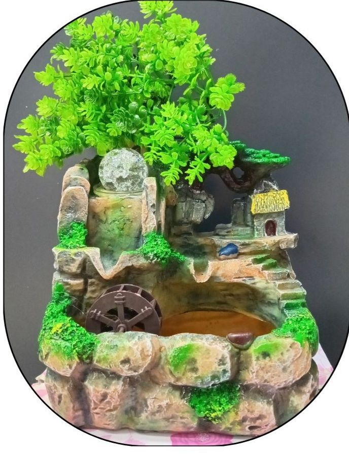 fuente de agua con luz led