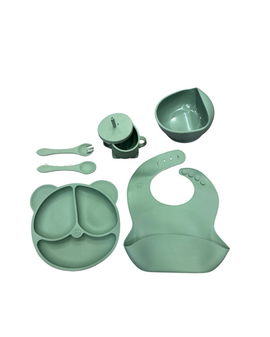 SET LOZA PARA BEBES SILICONA