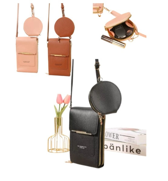 Bolso Portacelular Visor Monedero