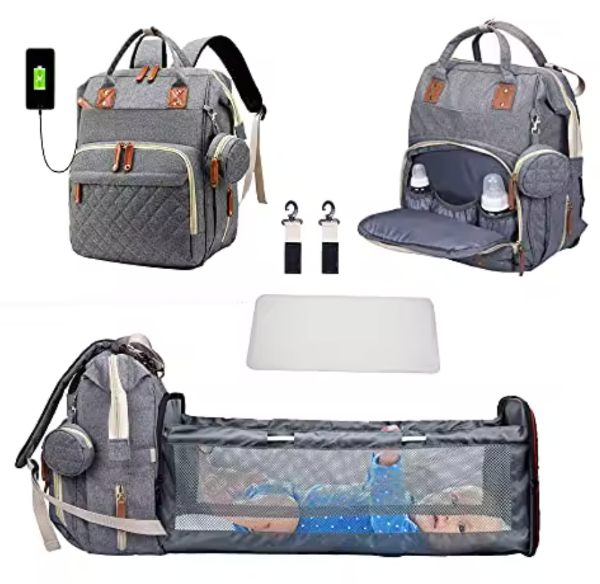 Morral Pañalera Cambiador Monedero