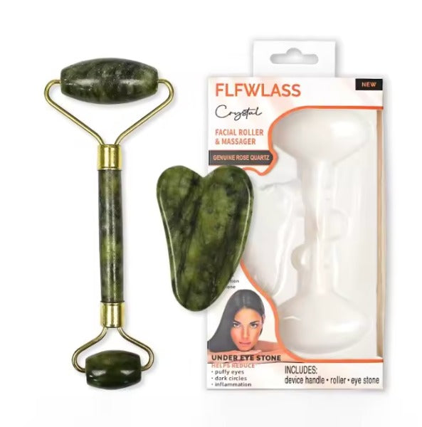 Rodillo Facial Jade + Guasha