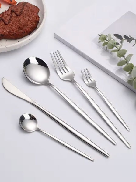 Set Cubierto 30 Pz Plata