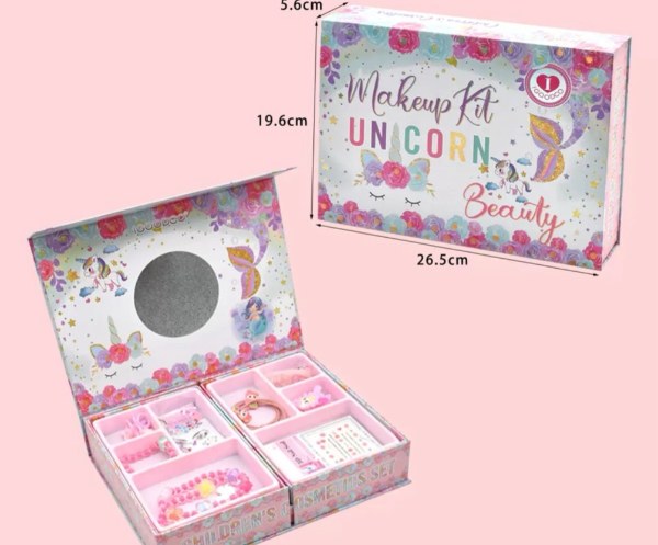 Set Unicornio de Maquillaje y Accesorios