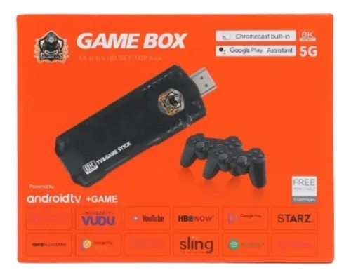 Video Juego X8 Game Box Rojo
