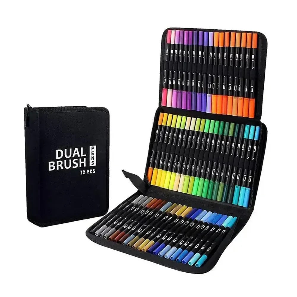 Marcadores Dual Brush 72 Pz
