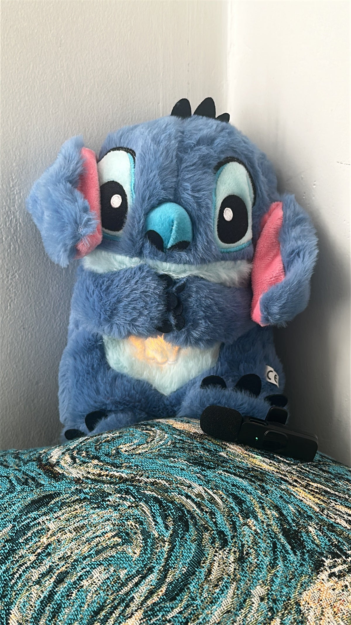 Stitch que respira luz y sonido gratis lámpara de cristal
