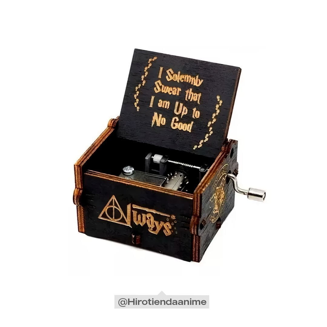 Caja musical en madera- varias opciones de series y películas