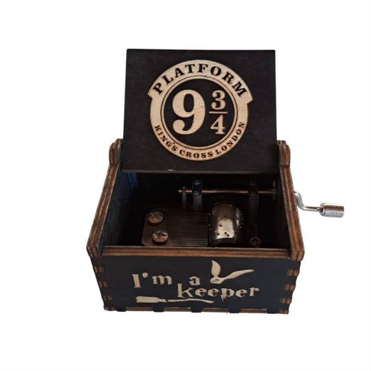 Caja musical en madera- varias opciones de series y películas