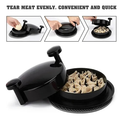 Desmenuzador de Pollo Manual Rápido | Herramienta para Desmechar Carnes