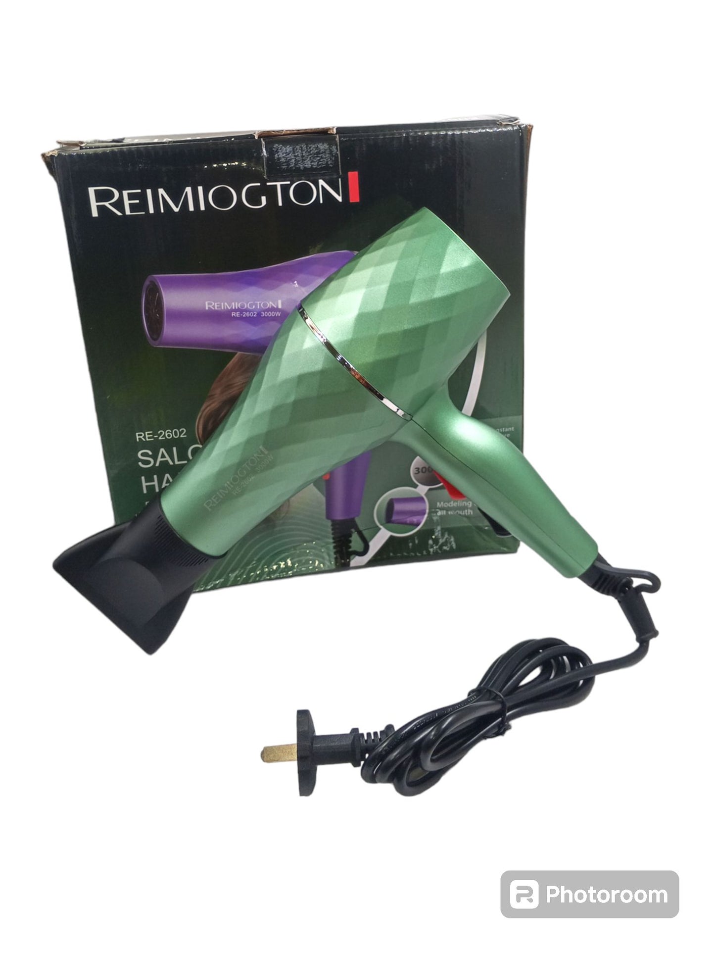 Combo Plancha y secador Aguacate RE 2602