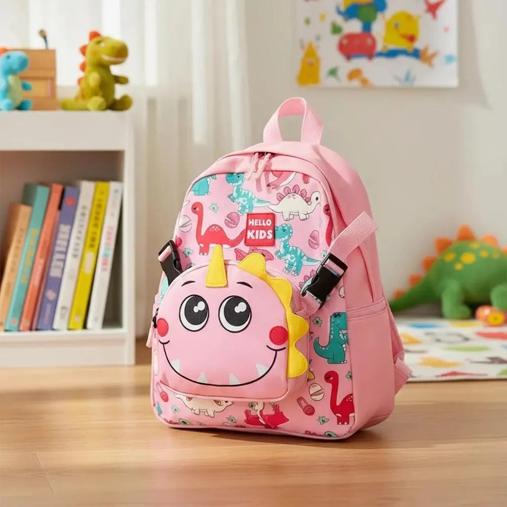 Morral + Lonchera Infantil 2 Pzas Dino